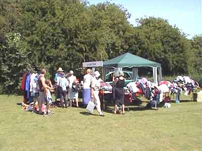 The Jumble Stall attracted many visitors - and jumble!