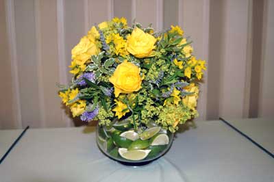 Some of the class winners in the Flower Show